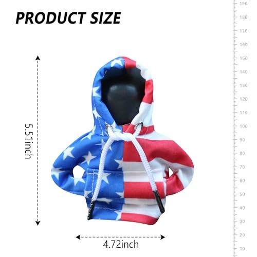 Car Gear Shift Cover with US Flag Design,Fashionable Gear Shift Colorful/L+R
