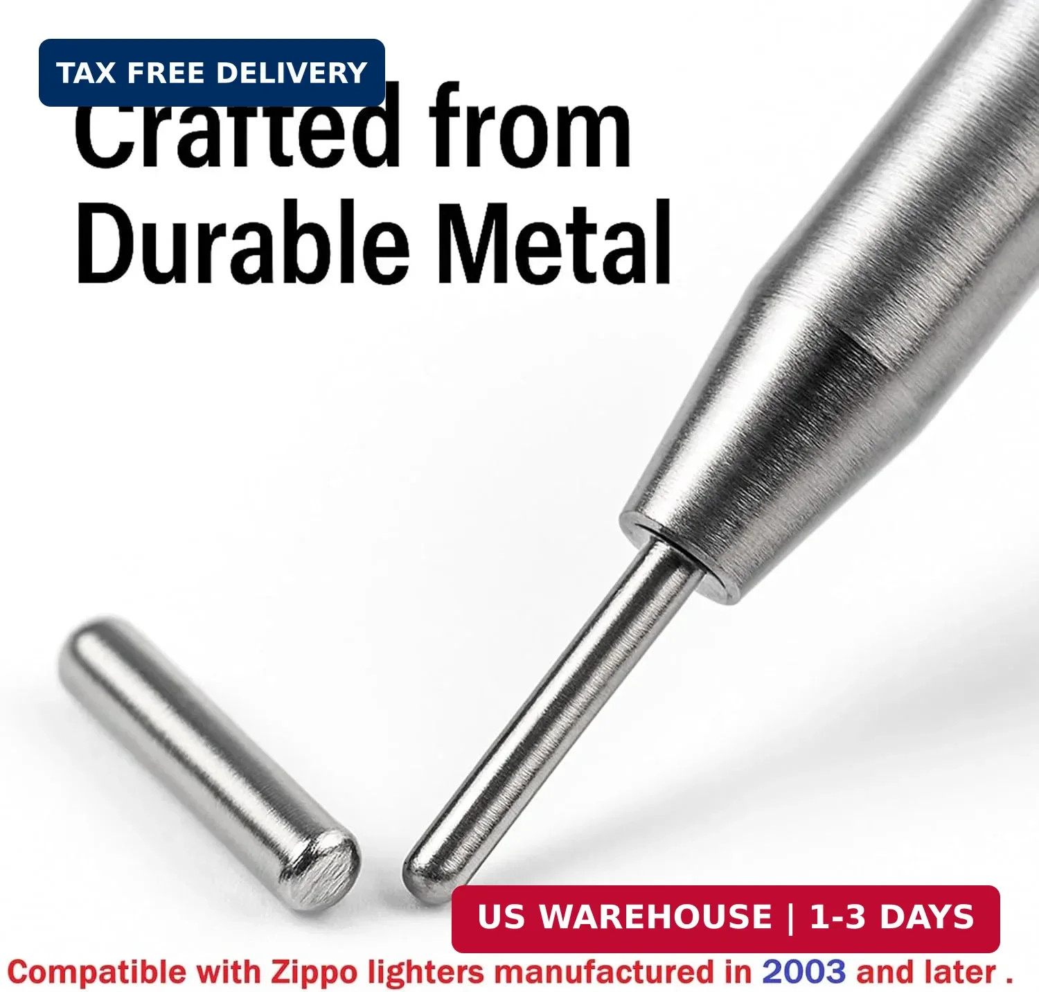 IN SELECT Hinge Pin Repair Kit Compatible with Zippo Lighter Manufactured in 200