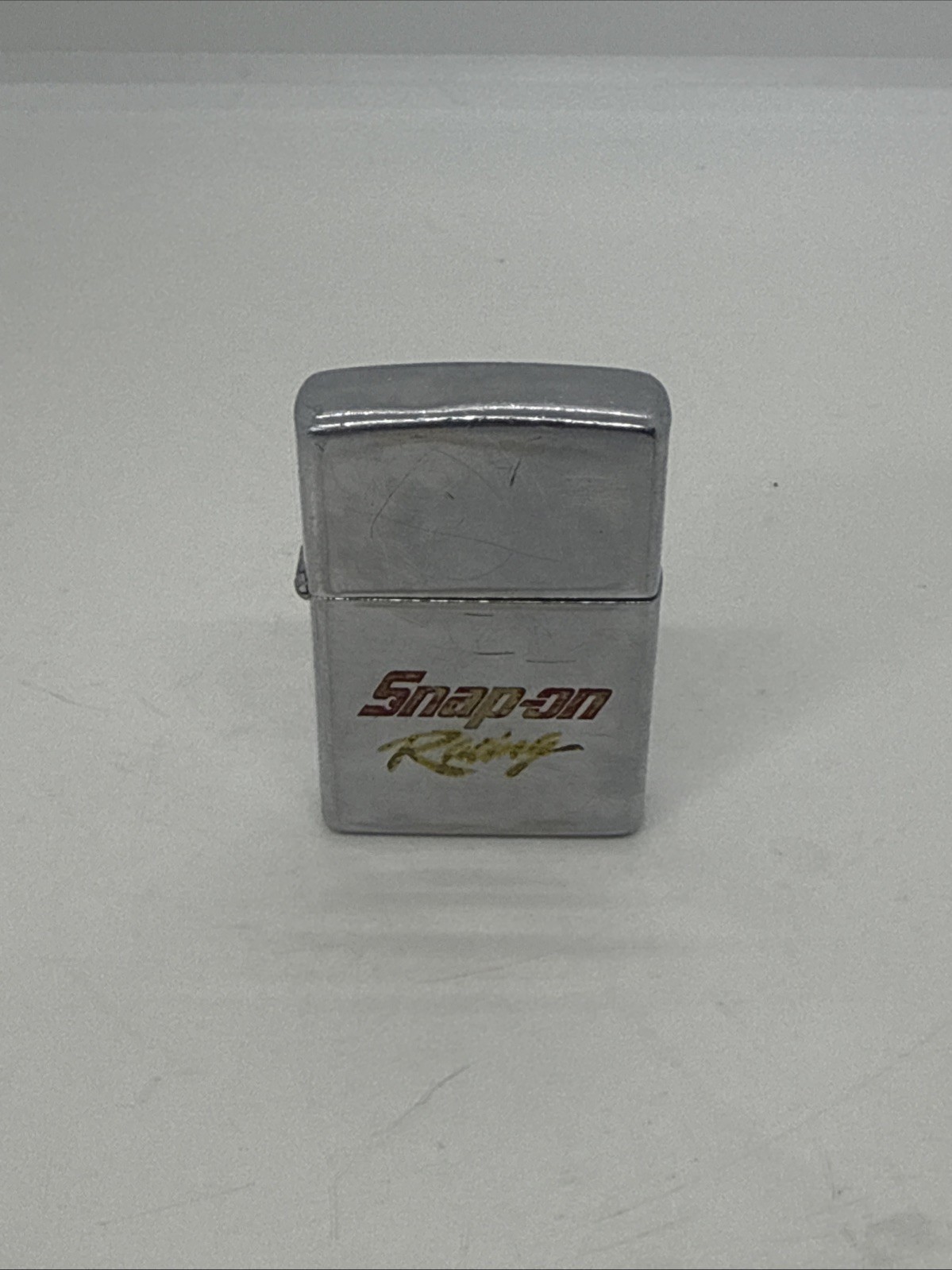 Vintage Zippo Chrome “ Snap-On Racing”