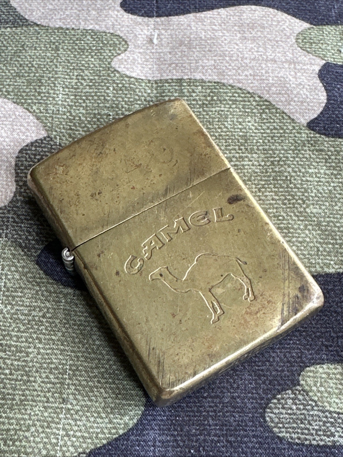1992 Vintage Zippo Lighter – Camel Beast – Solid Brass – 1932 Commemorative