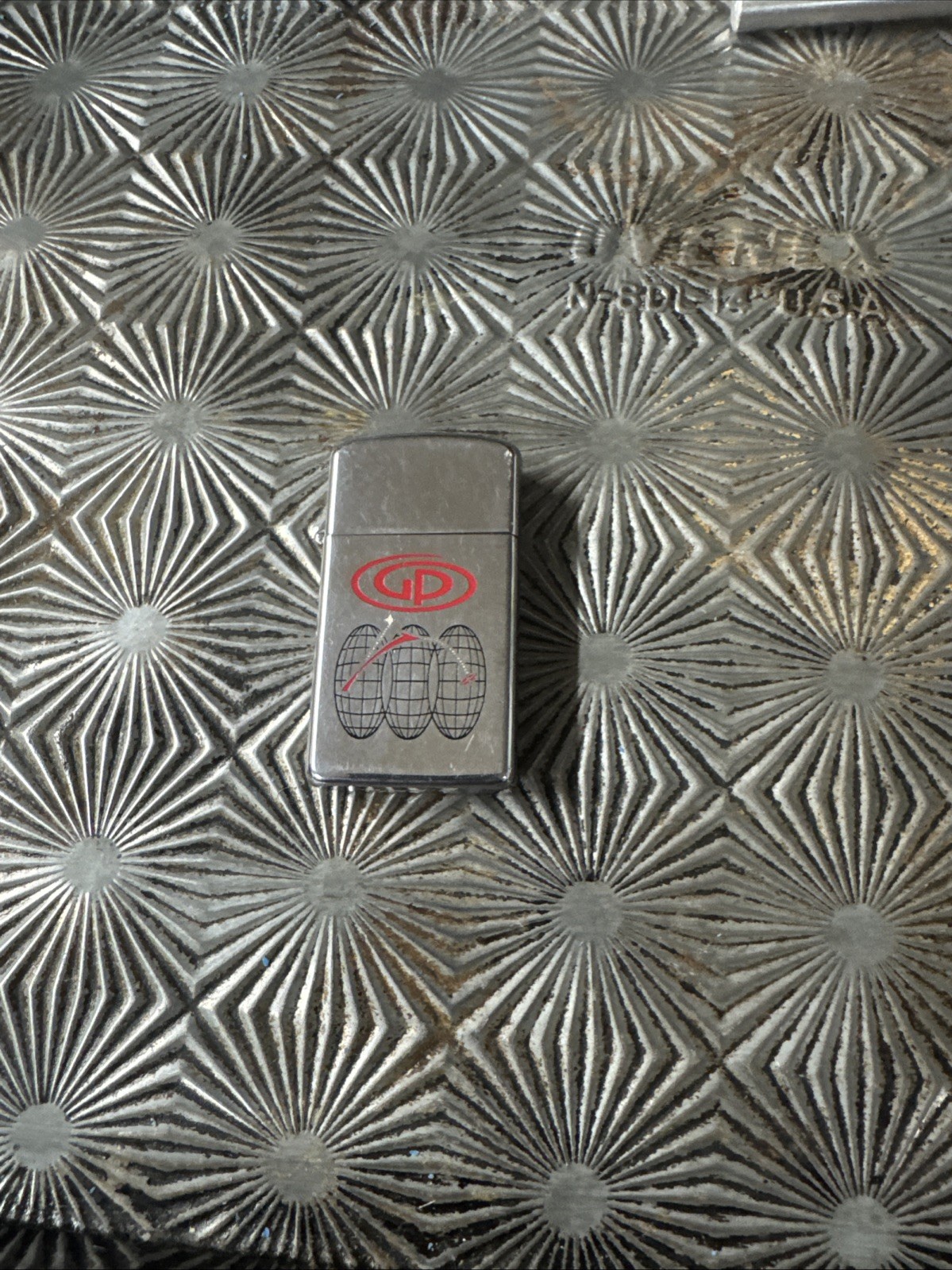 RARE Vintage 1963 General Precision Inc Zippo Lighter NASA Aerospace Librascope