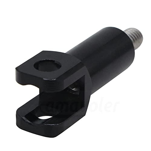 Passenger Foot Peg Supports Mounts Clevis Kit Compatible With Harley black