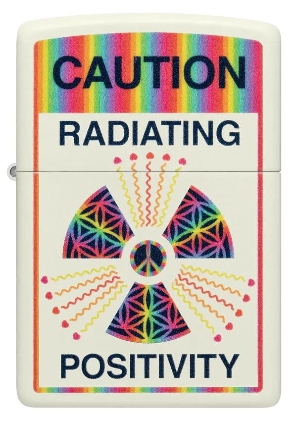 Zippo Glowing Positivity Design Glow in the Dark 46243