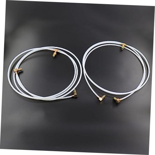 Convertible Power Top Hydraulic Fluid Hose Lines & Fittings Pair Plastic Hoses