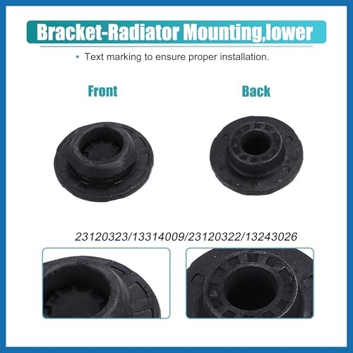 2set Lower Radiator Bracket with Rubber Cushion Bushing Radiato for Chevrolet