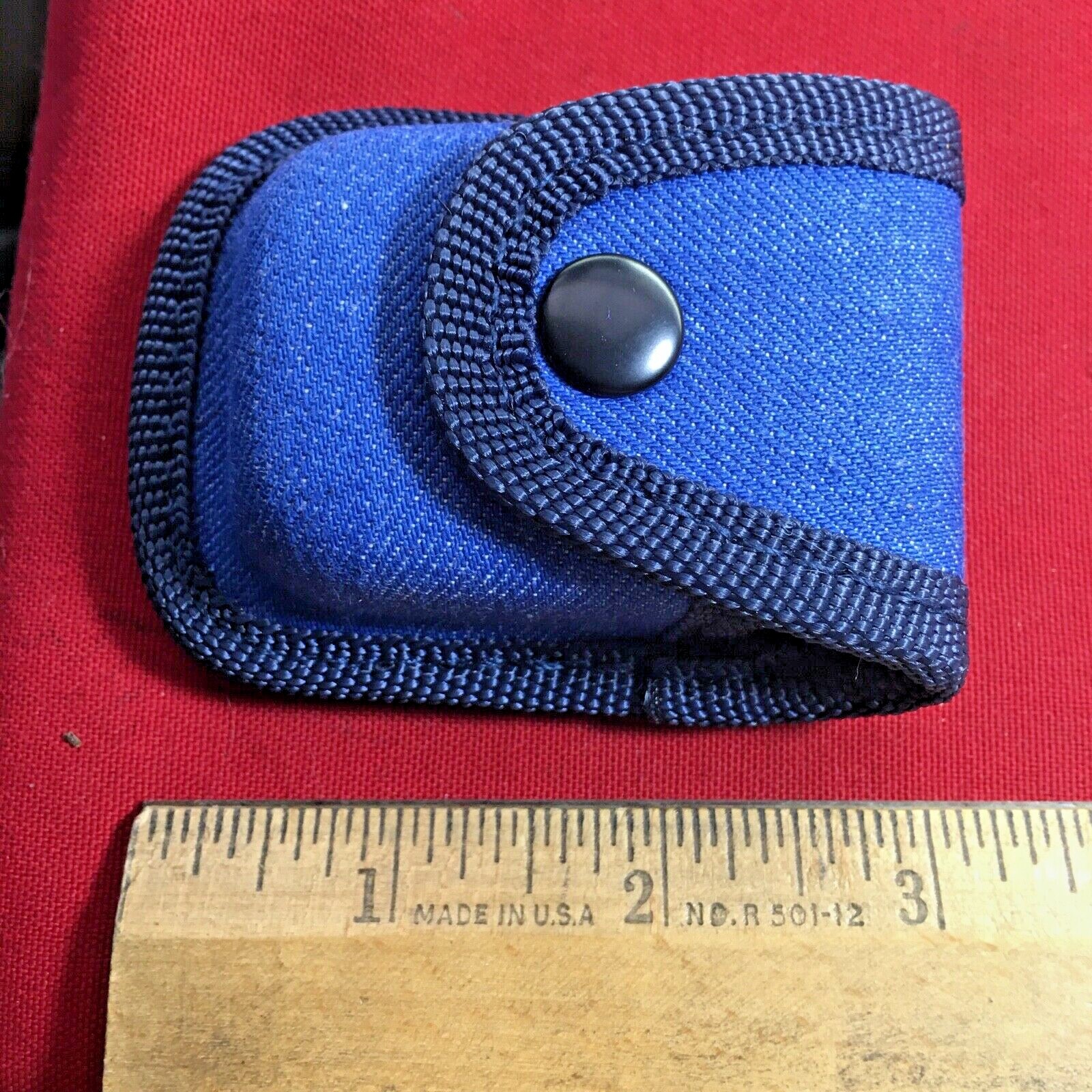 DENIM fits ZIPPO LIGHTER POUCH BELT SHEATH BLUE