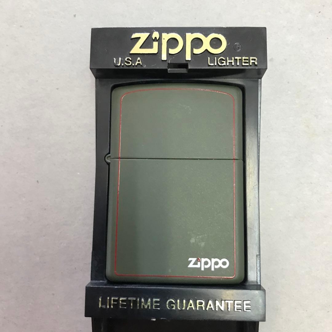 ZIPPO oil Lighter khaki matte finish