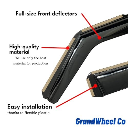 Smoke Tinted In-Channel Window Deflectors – Vent for Trax 2014-2022