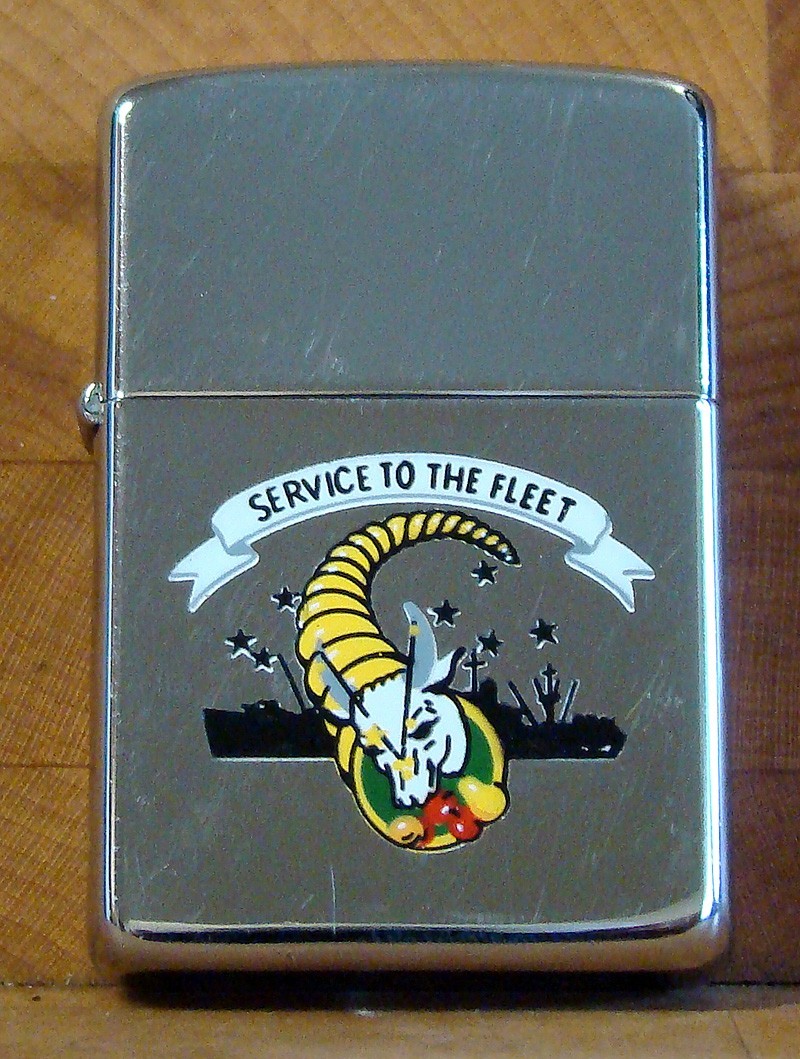 1960 USS Hyades (AF-28) Stores Ship Zippo Town and Country 2 Sided