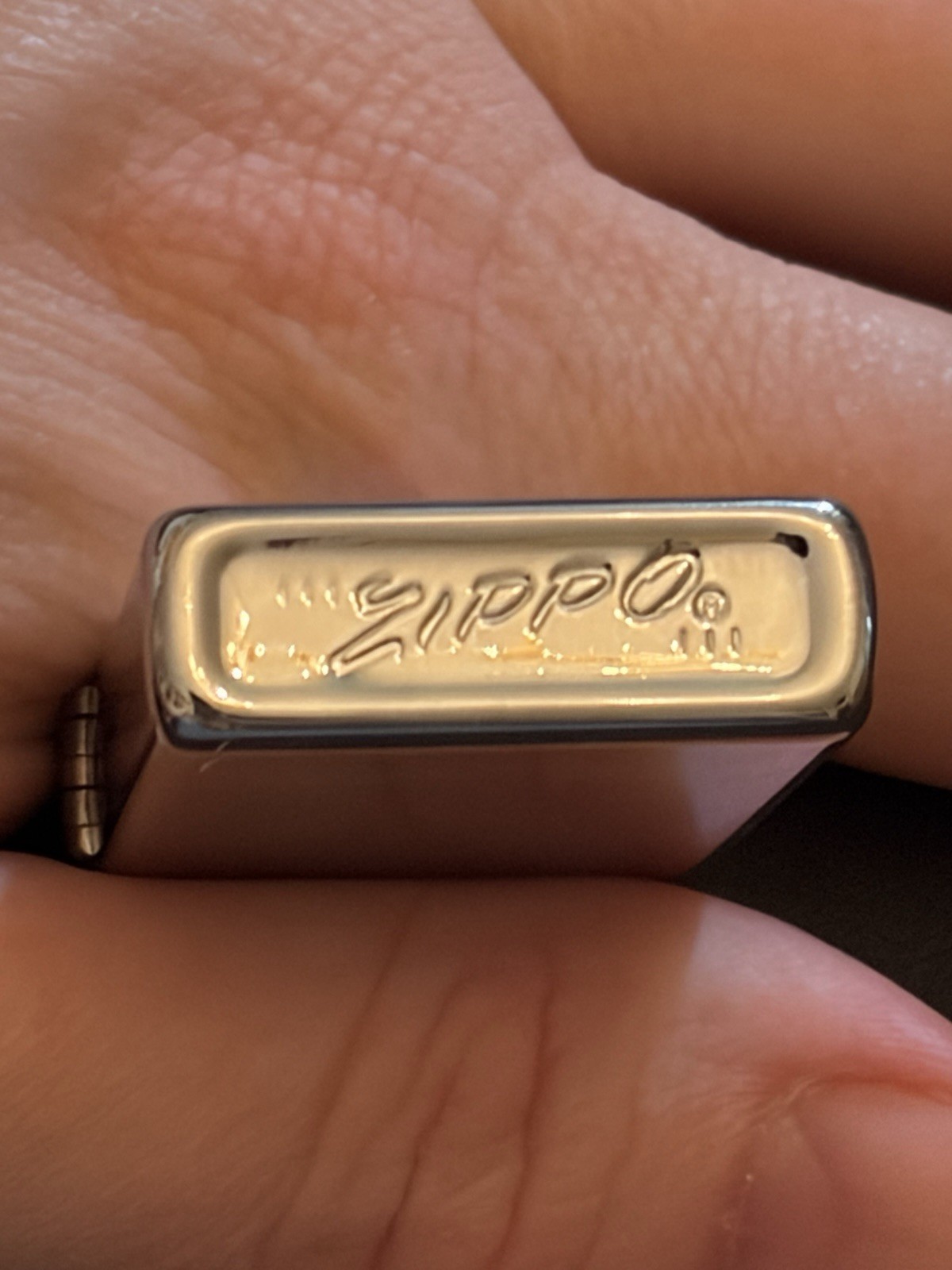 RARE 1968 Zippo Gulf Gas Oil Lighter NOS Unfired Brushed Chrome Petroliana