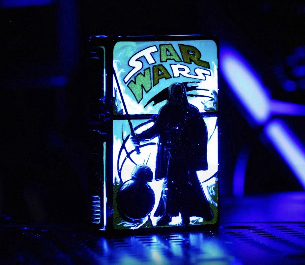 New Zippo oil Lighter star wars with box