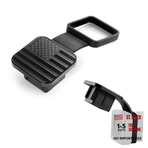 2 Inch Trailer Hitch Covers, Upgraded Rubber Tow Hitch Cover with American