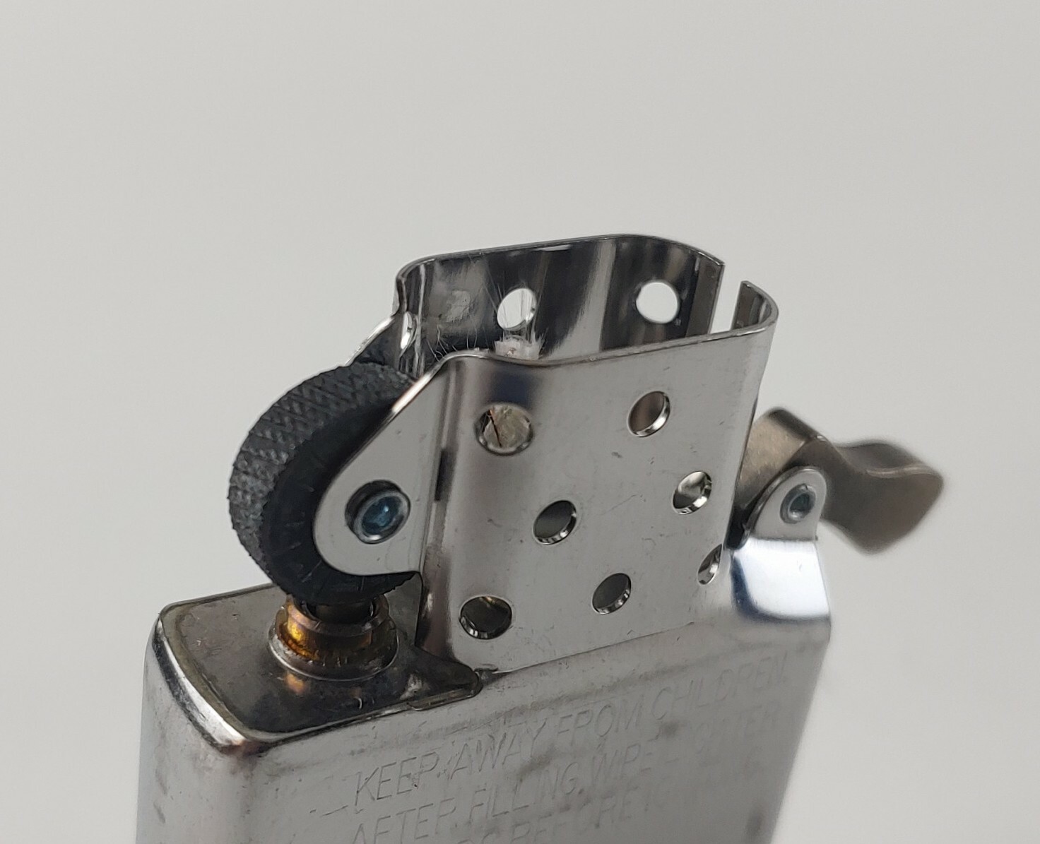 ZIPPO Chrome Plated REPLACEMENT Lighter Insert (No Outer Case) Years 2019-2022