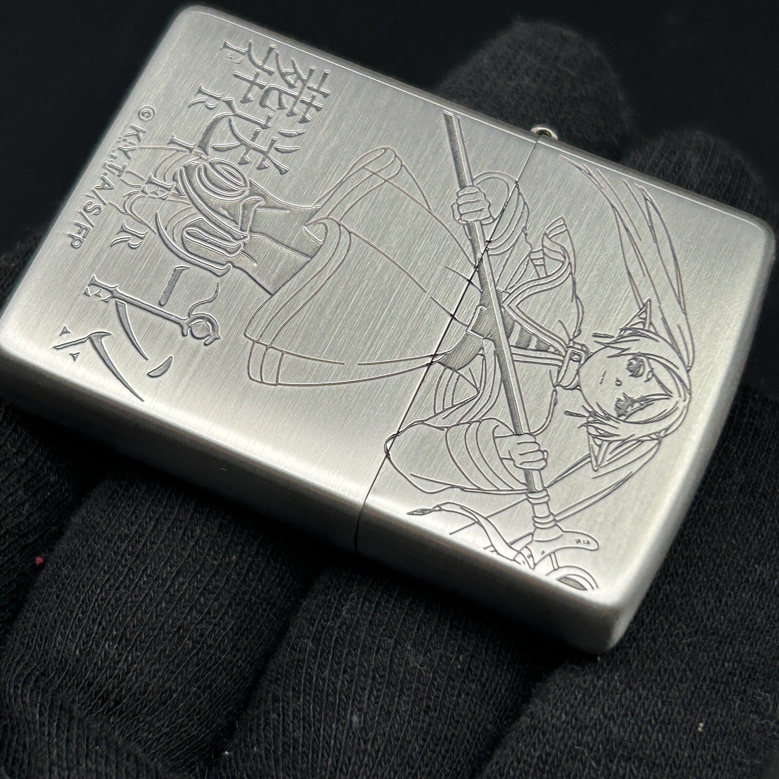 Zippo Oil Lighter Frieren Beyond Journey’s End Silver Regular Case Japan Anime