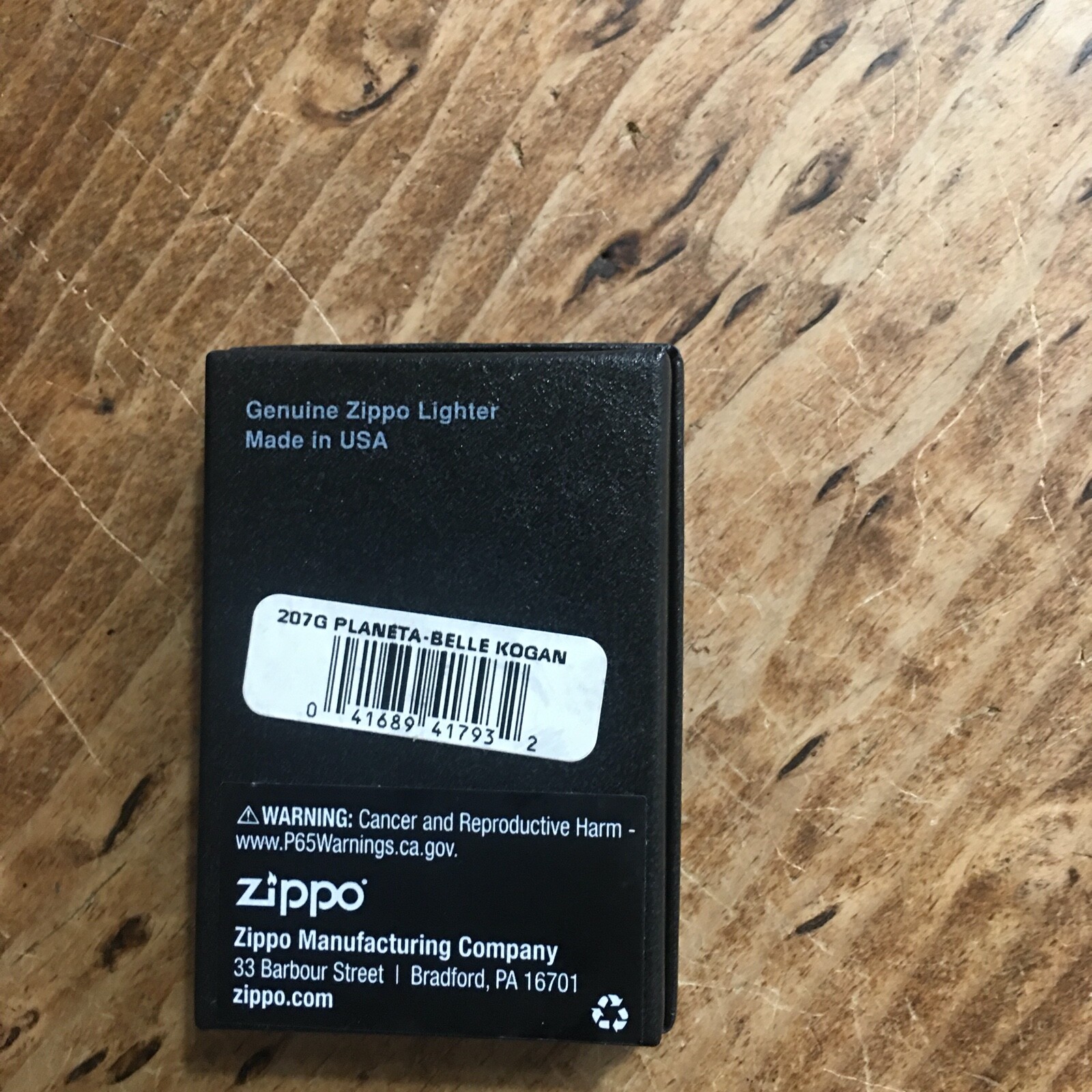 ZIPPO BELLE KOGAN Lighter GOLD KDU
