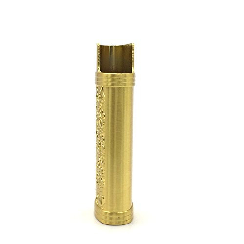Gold Color Vintage Metal Lighter Case Cover Holder for Mini BIC Lighter J5