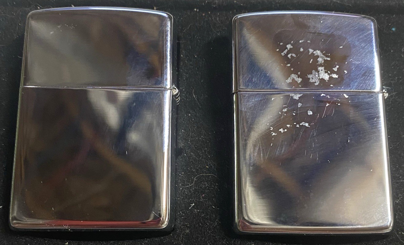 Vintage Zippo Lighter Set 2 Pack Cambridge Diner Retro Collectible Tin Unfired