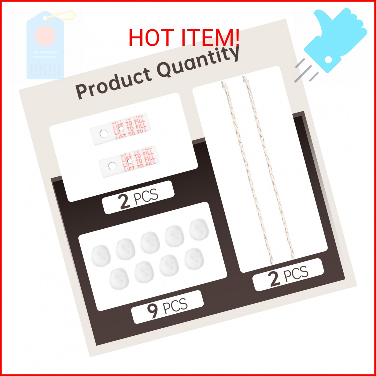 Cotton Compatible with Zippo Lighter,2 Pack,Replacement Parts Comaptible with Zi
