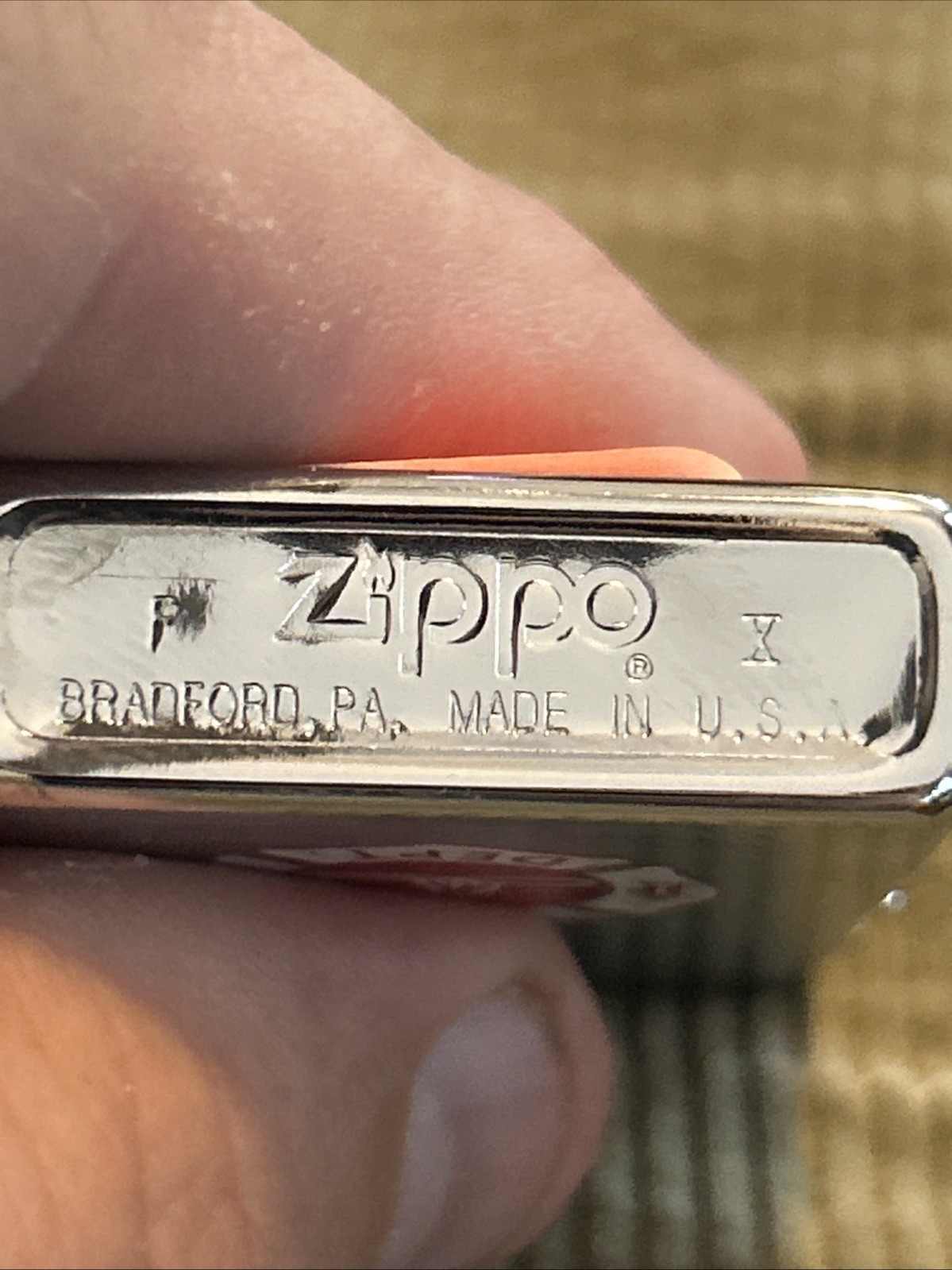 Zippo Lighter Silver Tone Fire Fighter NIB