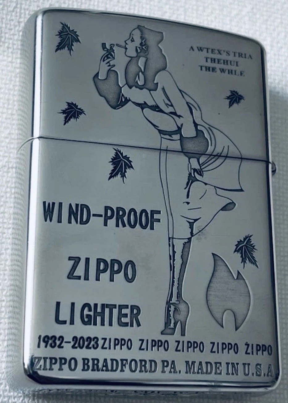 HEAVY ARMOR Genuine Zippo Windy Anniversary 1932 – 2023 Lighter Double Sided New