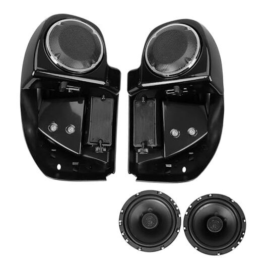 Motorcycle Lower Vented Leg Fairing W/Speaker Air-Cooled(with 6.5″ Speakers)