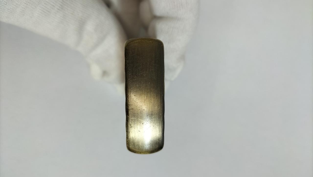 Zippo Armor Stripe Oil Lighter Durable Metal Classic Design Used