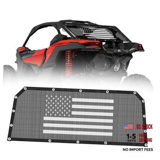 Rear Window Net for 2020-2025 Polaris RZR PRO XP 4/Pro R/Turbo R,Soft Mesh