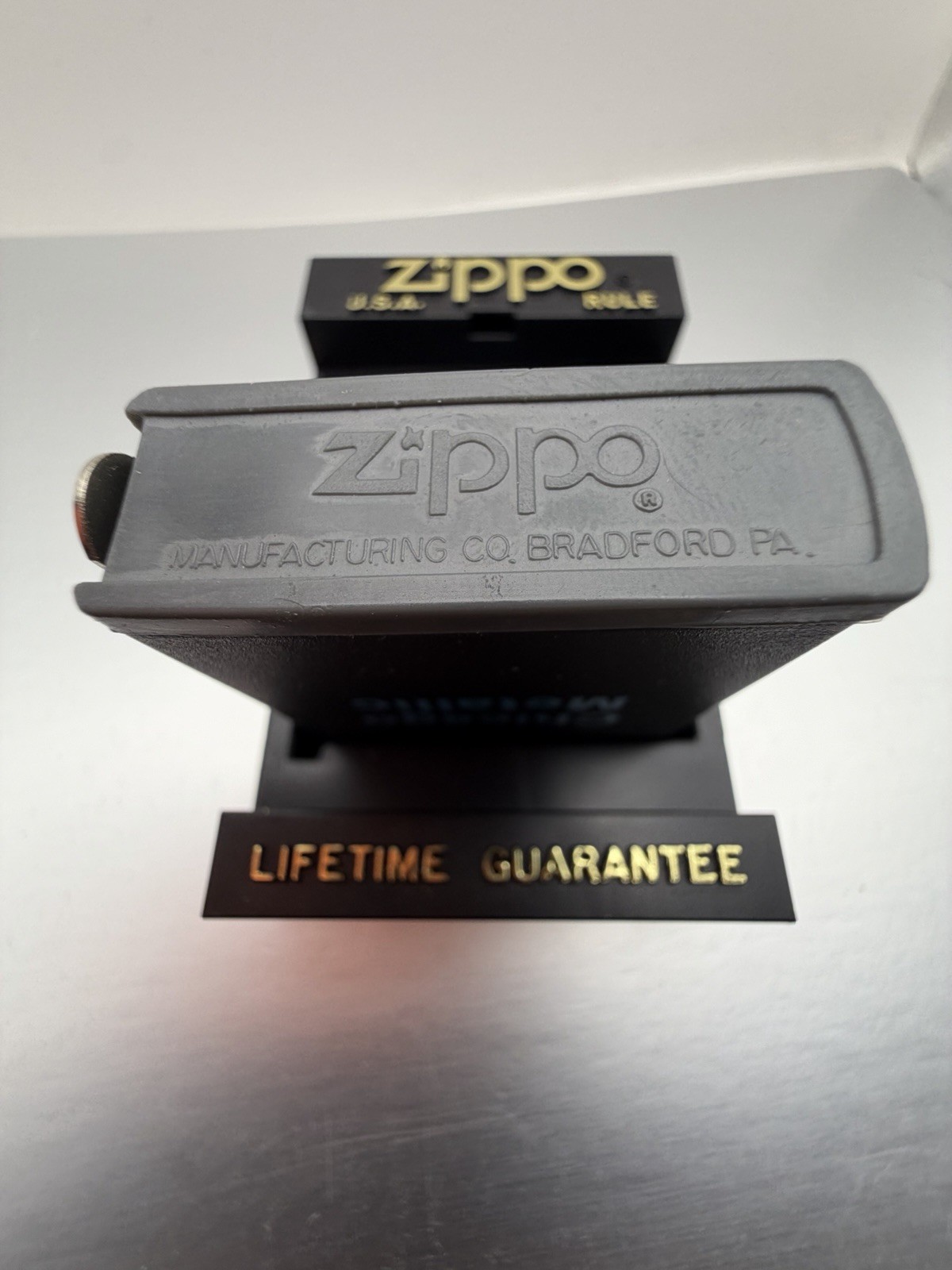 Bake King Chicago Metallic Advertising Black Zippo Rule Tape Measure New B49