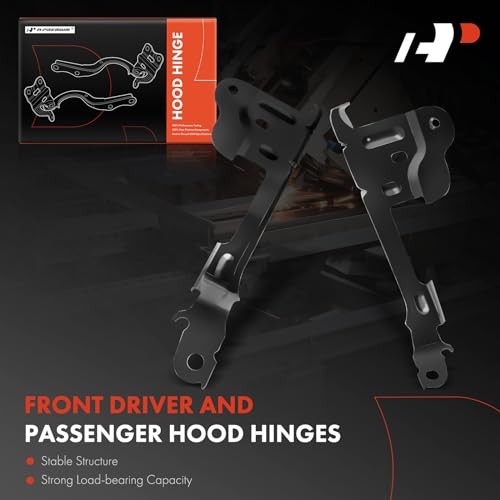 Front Hood Hinges Compatible with 2007-2014 Chevy Chevrolet Chevy Silverado