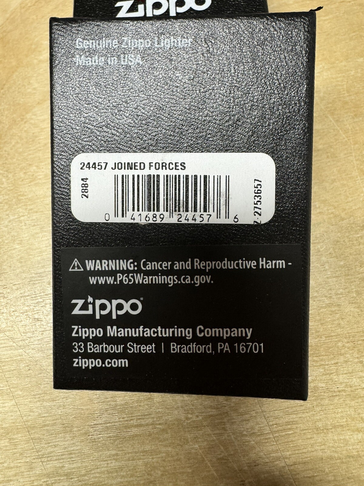 Zippo Defenders of Freedom – Joined Forces Themed Silver Lighter – 24457 – New