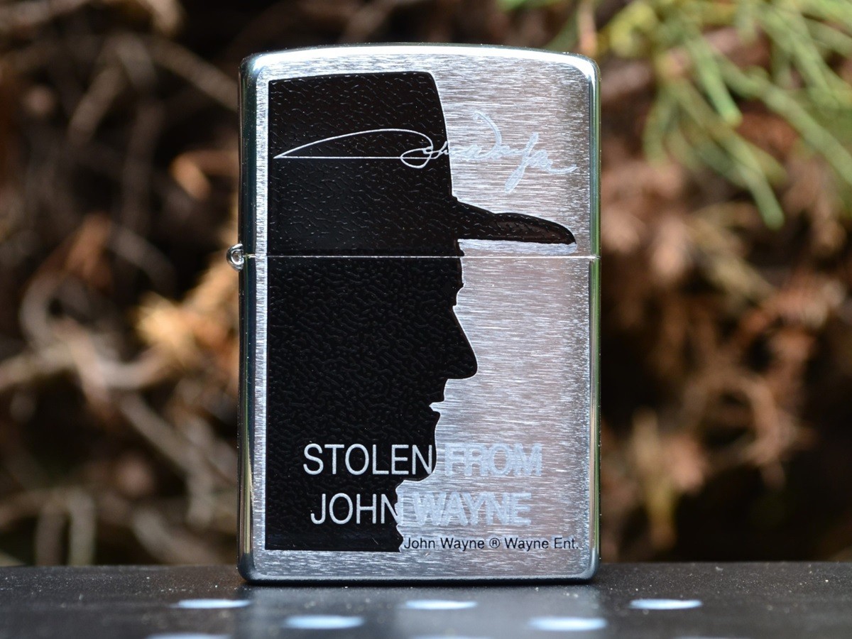 Zippo Lighter & Pouch Set – Stolen From John Wayne – Limited Edition – # 24209
