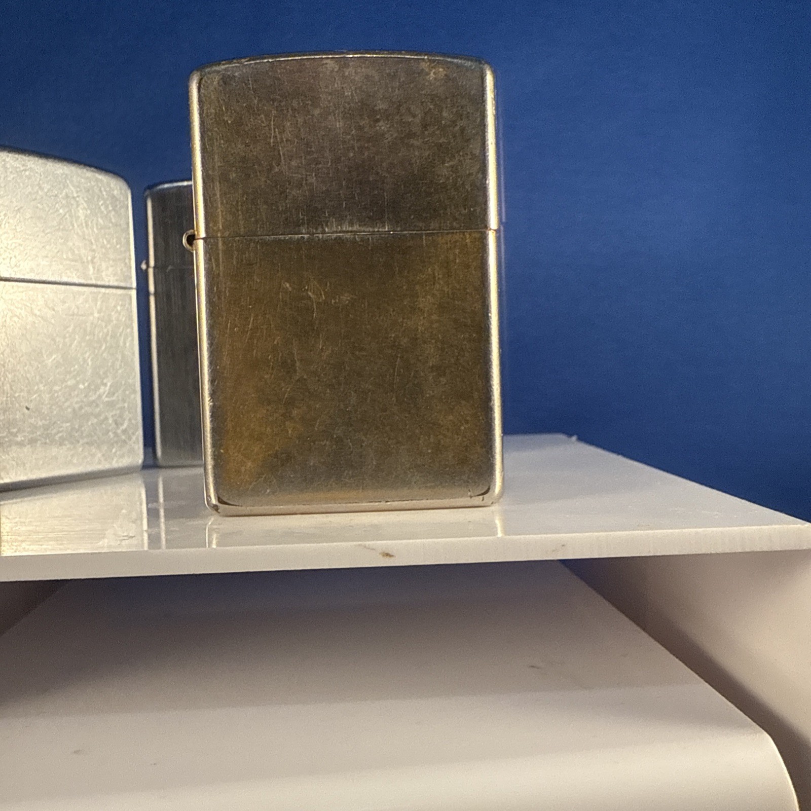 Zippo Lighters (Lot Of 4) Used 2 Slim 2 Regular J 07, A 03, 11 1, 1 1 All Strike