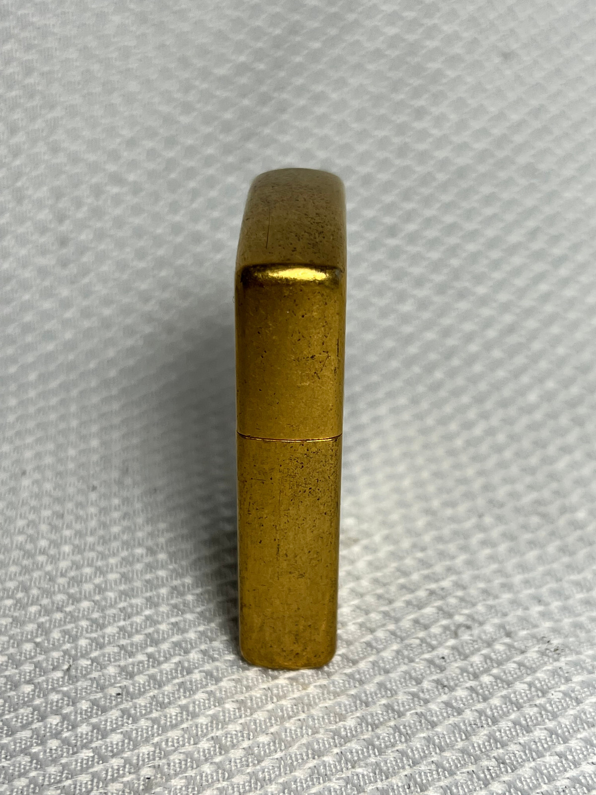 2004 Brushed Brass Zippo Refillable Cigarette Pipe Lighter Smoking Accessory