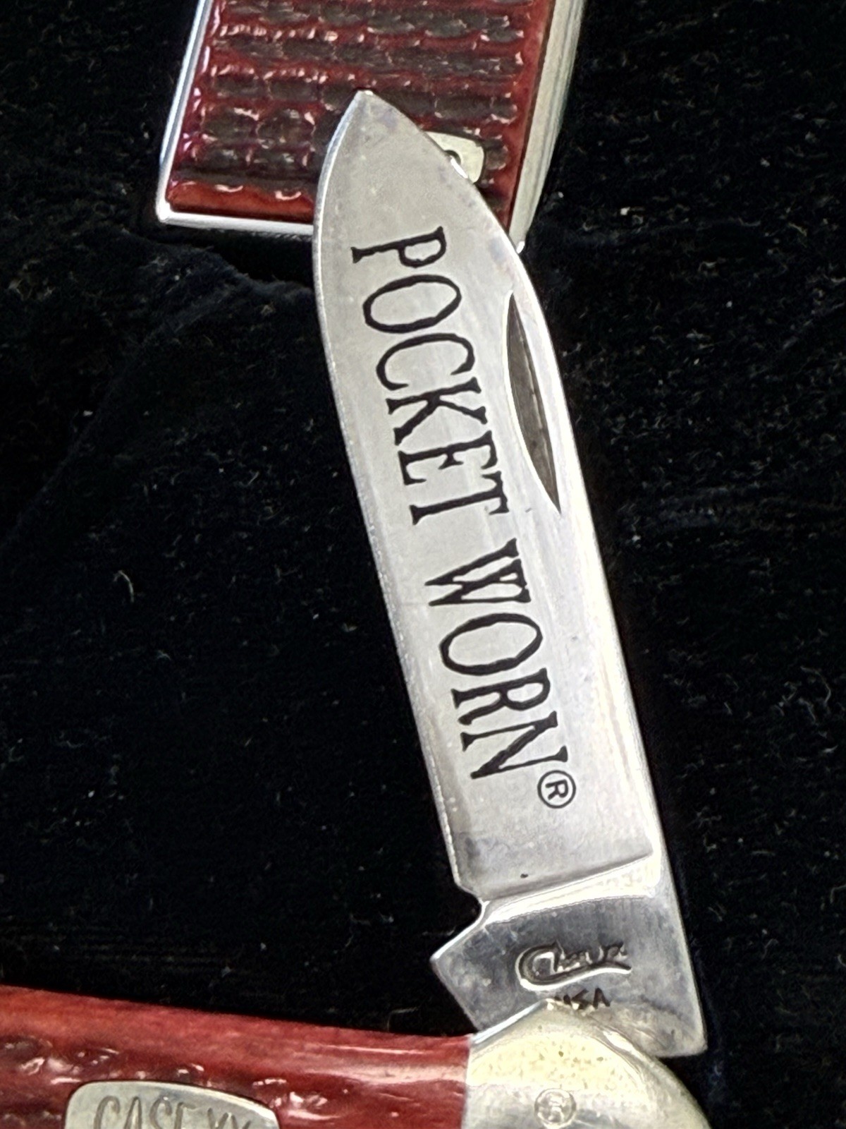 ZIPPO CASE XX 1997 POCKET WORN LIMITED ED KNIFE & LIGHTER SET SEALED N BOX #653