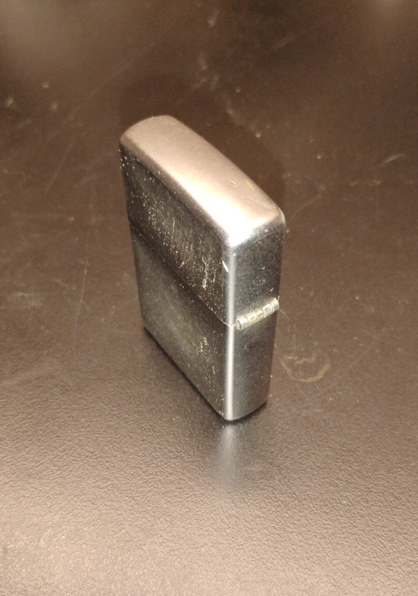 Zippo Lighter Classic Frosted Chrome Mfg. January, 2013