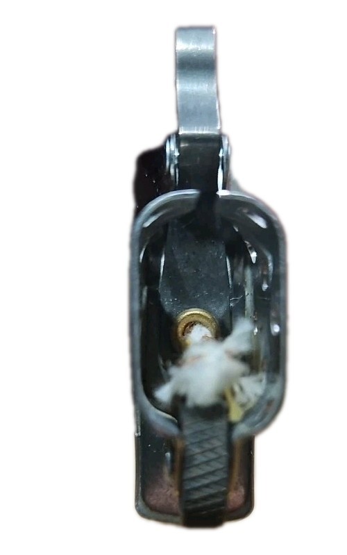 UNFIRED Zippo Lighter Insert Only – Chrome Replacement -Full Size – W/Flint