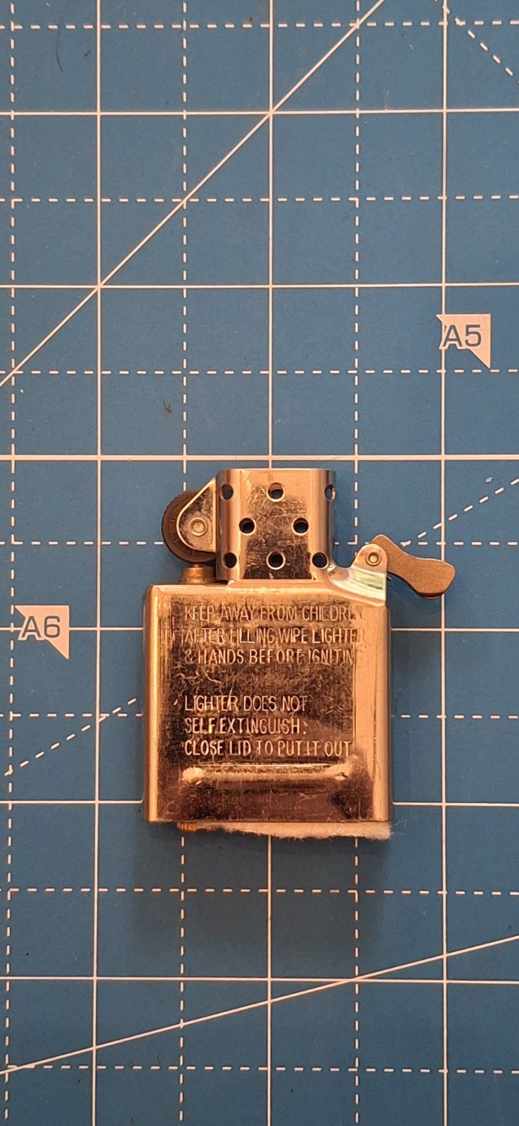 Clean Flat Black Brass Zippo Lighter 2022 Made In USA