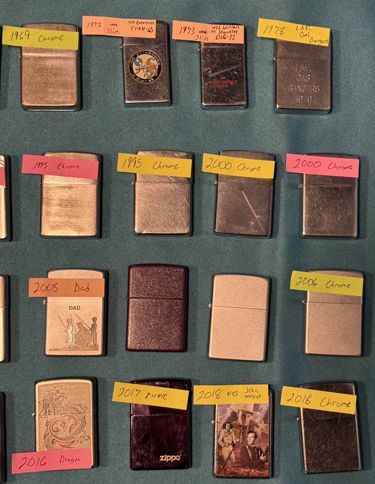 Zippo Lighter Collection Lot Of 45 – NOS Military Advertising Vintage 1950s-2018