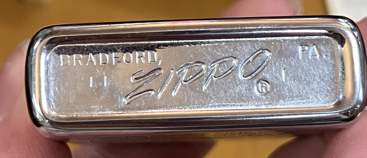 Zippo Lighter National Homes 1971 400,000th Silver Tone In Box