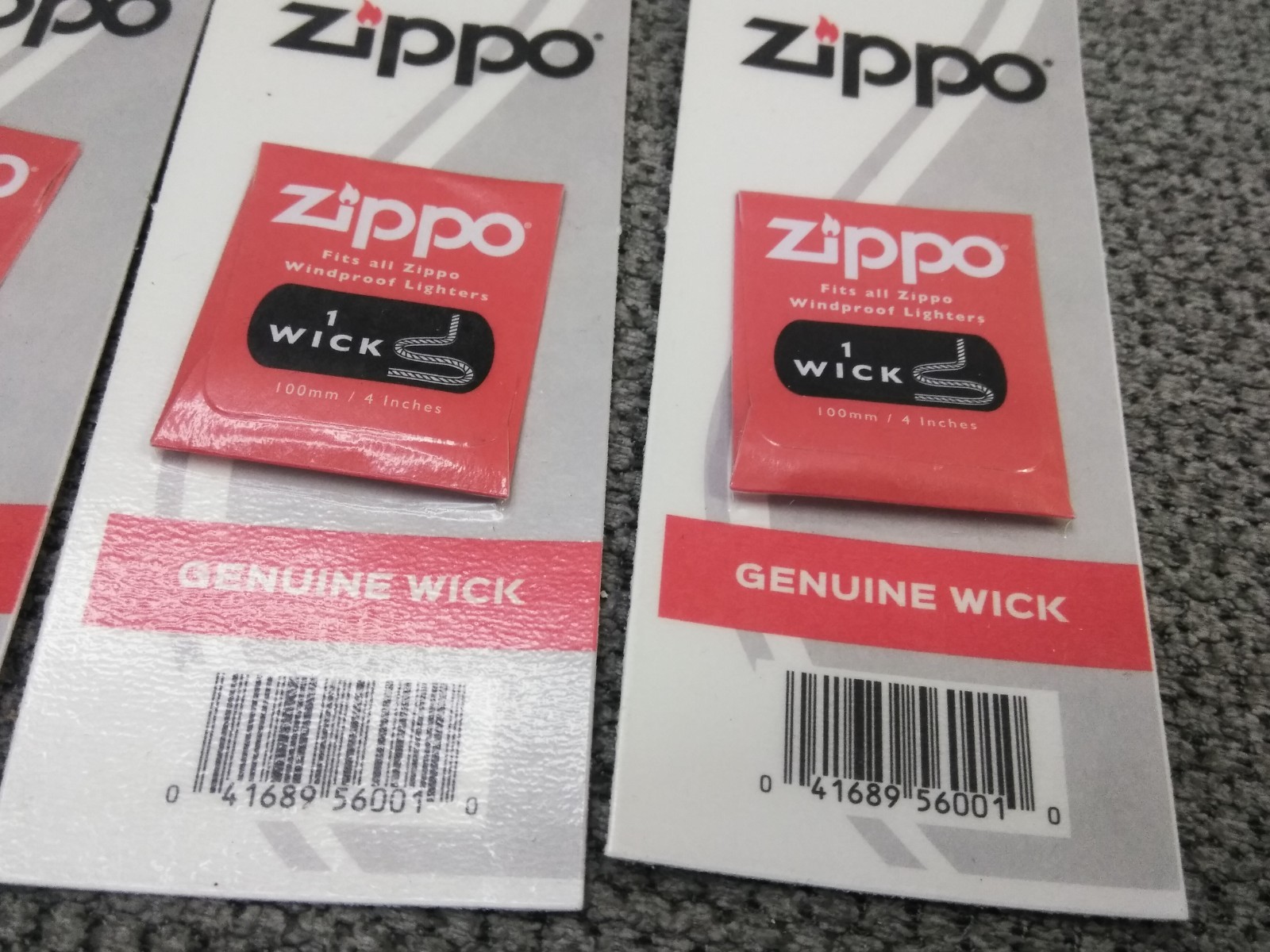 NEW Zippo Flint Pack 6-Genuine Flints Per Pack, 2PK & FLINTS (3PK) BUNDLE