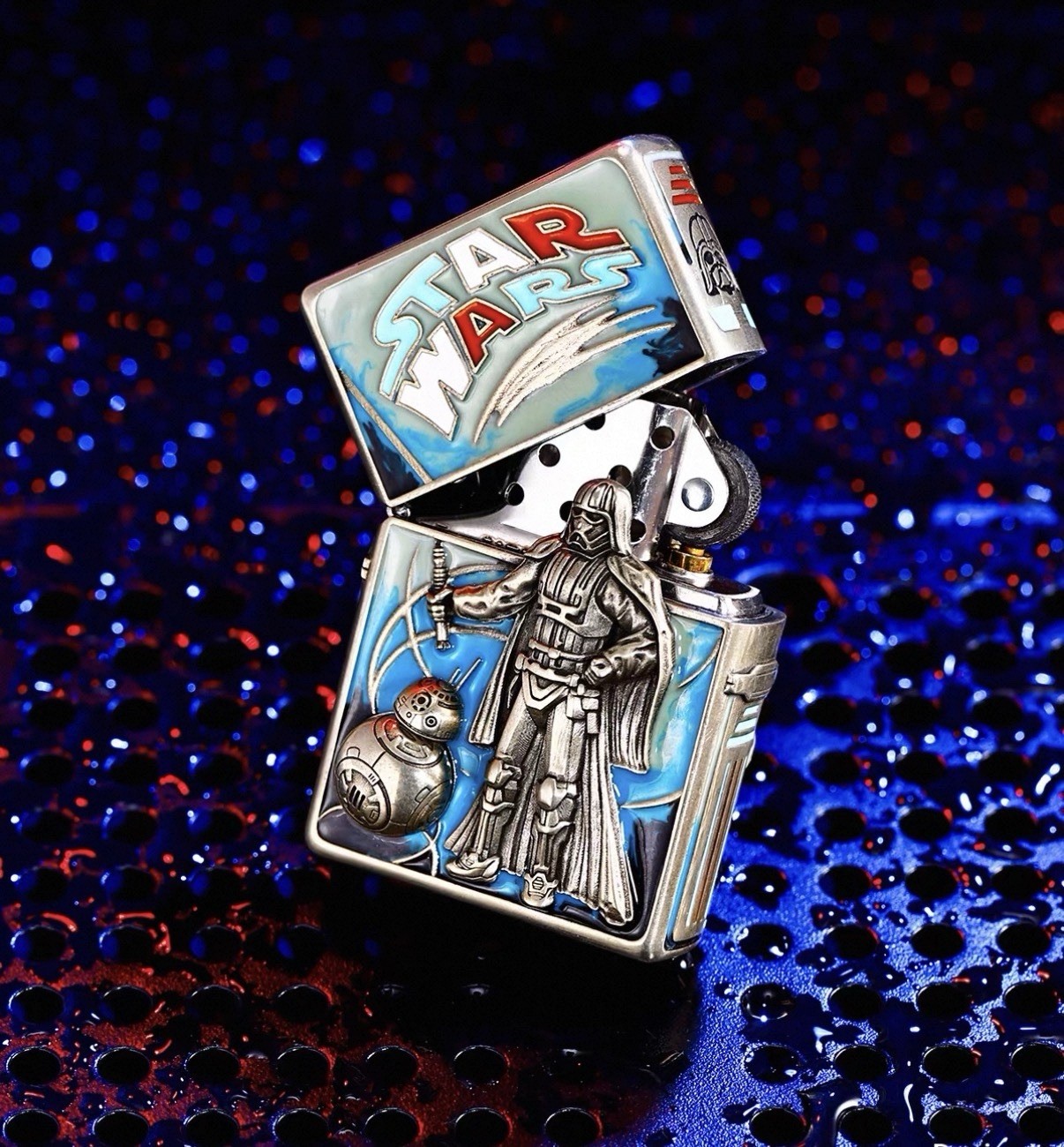 New Zippo oil Lighter star wars with box