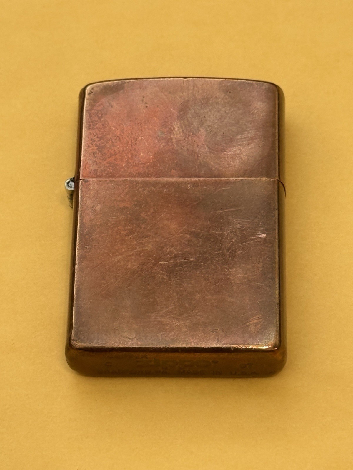 2007 Copper Zippo Lighter – 2009 Insert