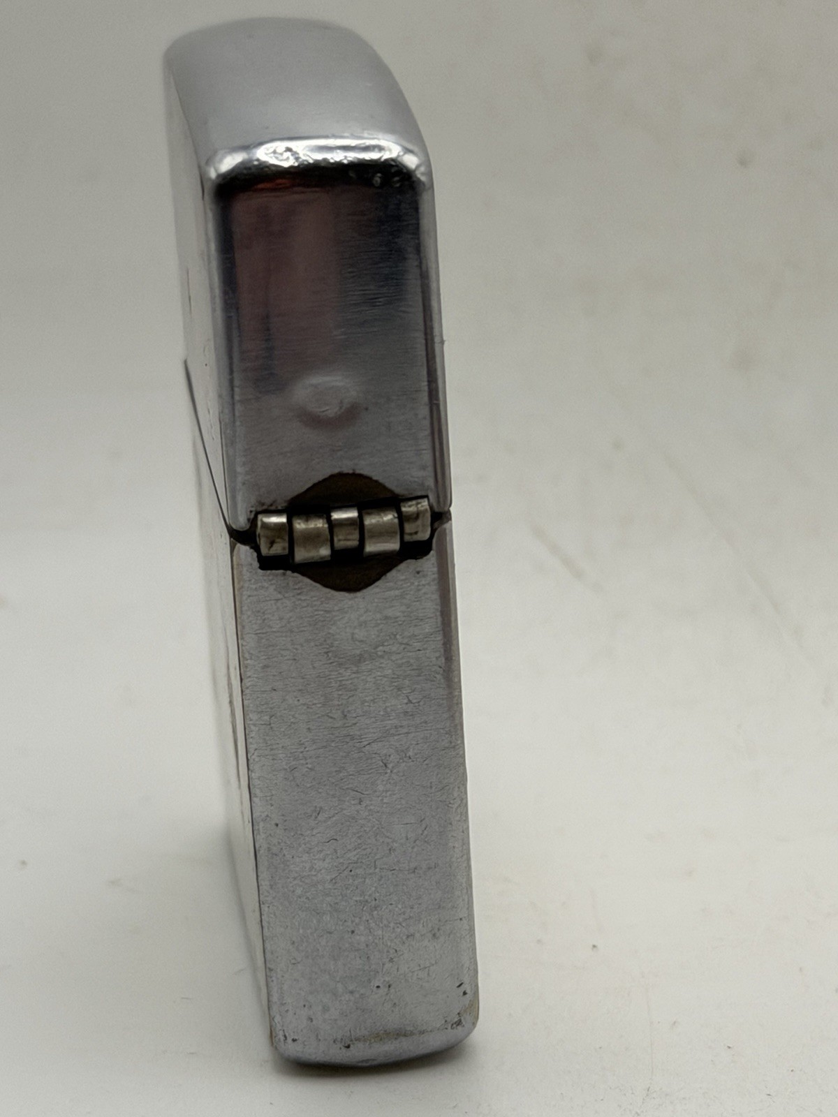 Vintage 1958 Chrome Zippo Lighter In Original Box B29 **READ