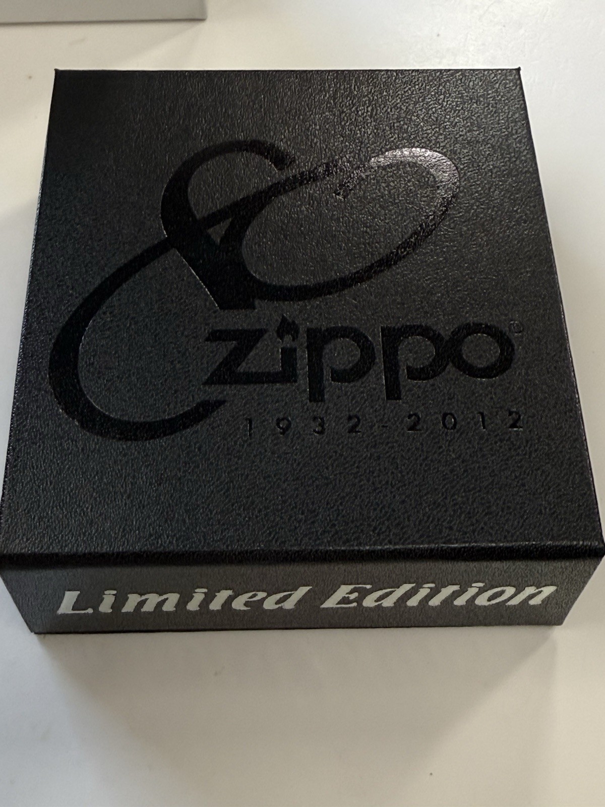 ZIPPO 2012 80TH ANNIVERSARY LIMITED EDITION ARMOR LIGHTER SEALED IN BOX #573