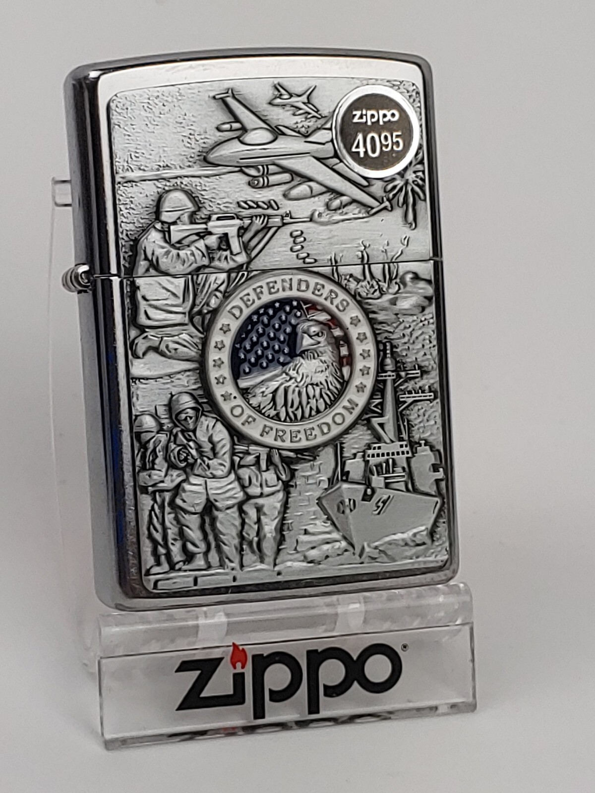 ZIPPO 24457 JOINED FORCES on STREET CHROME Windproof Lighter NEW – SEP (I) 2021
