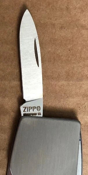 Vintage 1968 Zippo USA Promotional Metal File Tool w/ Box & Guarantee