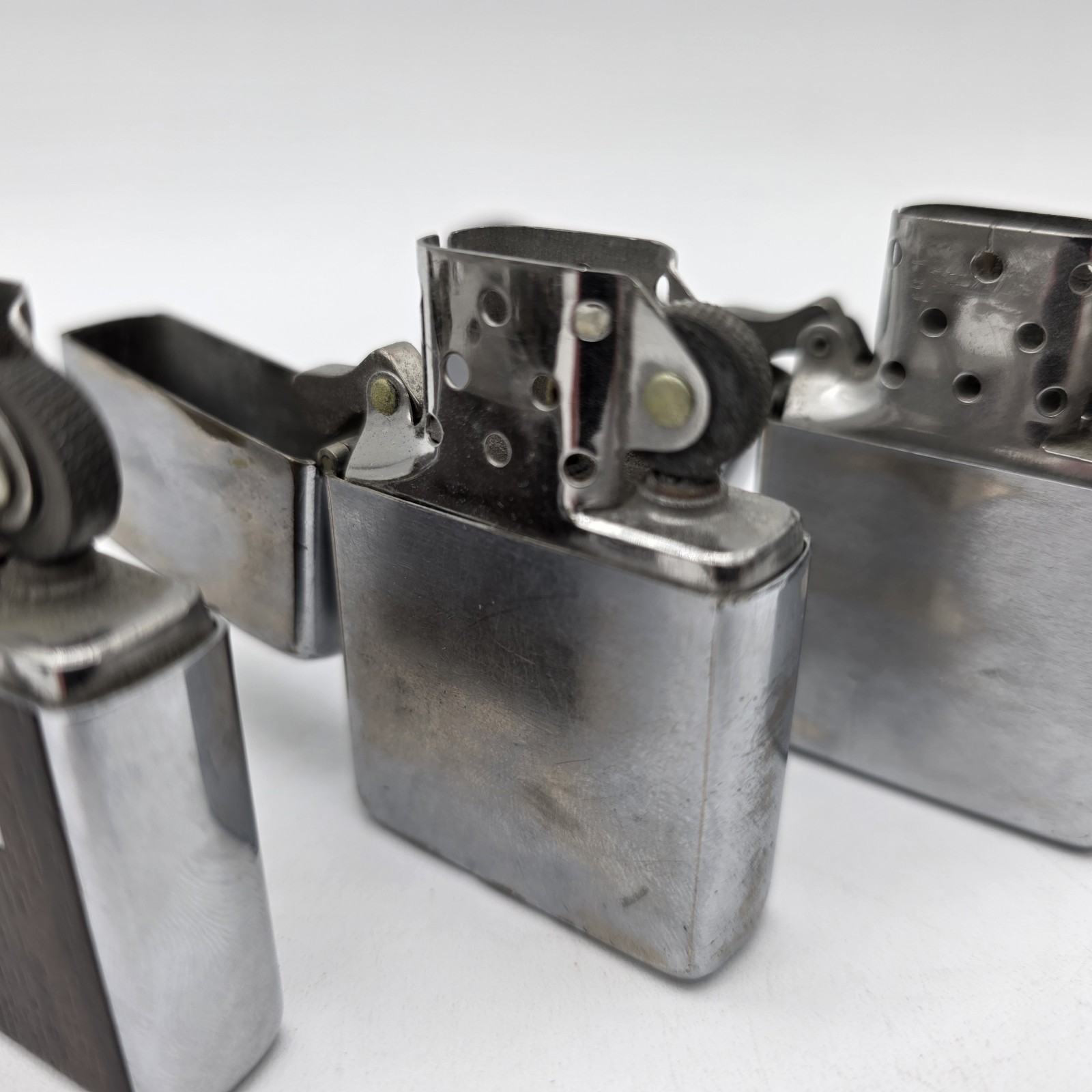 3 Zippo Lighters, 1960s -1970s