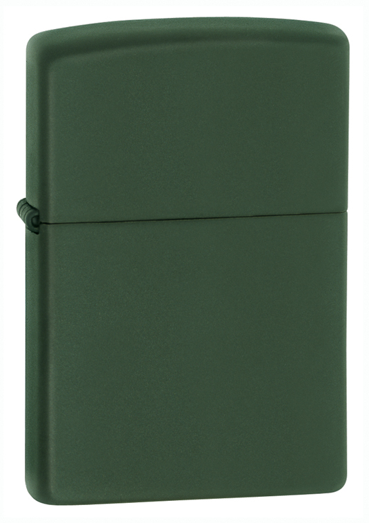 Zippo Green Matte Windproof Lighter, Item 221, New In Box