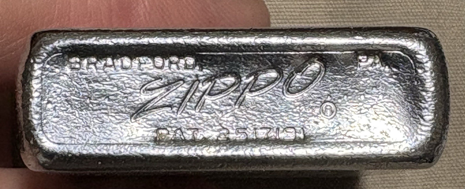 Vintage 1960s ZIPPO – Chicago Heights Steel Company – Advertising Lighter
