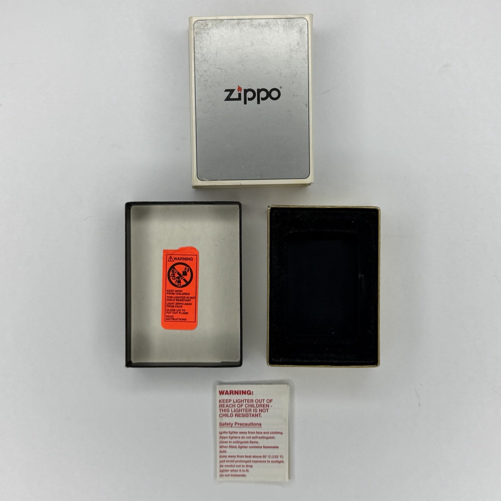 Vintage 1997 Zippo Marlboro Red Roof Red/Black Cigarette Cigar Lighter